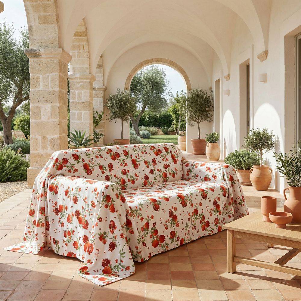 Telo arredo su misura Melograno