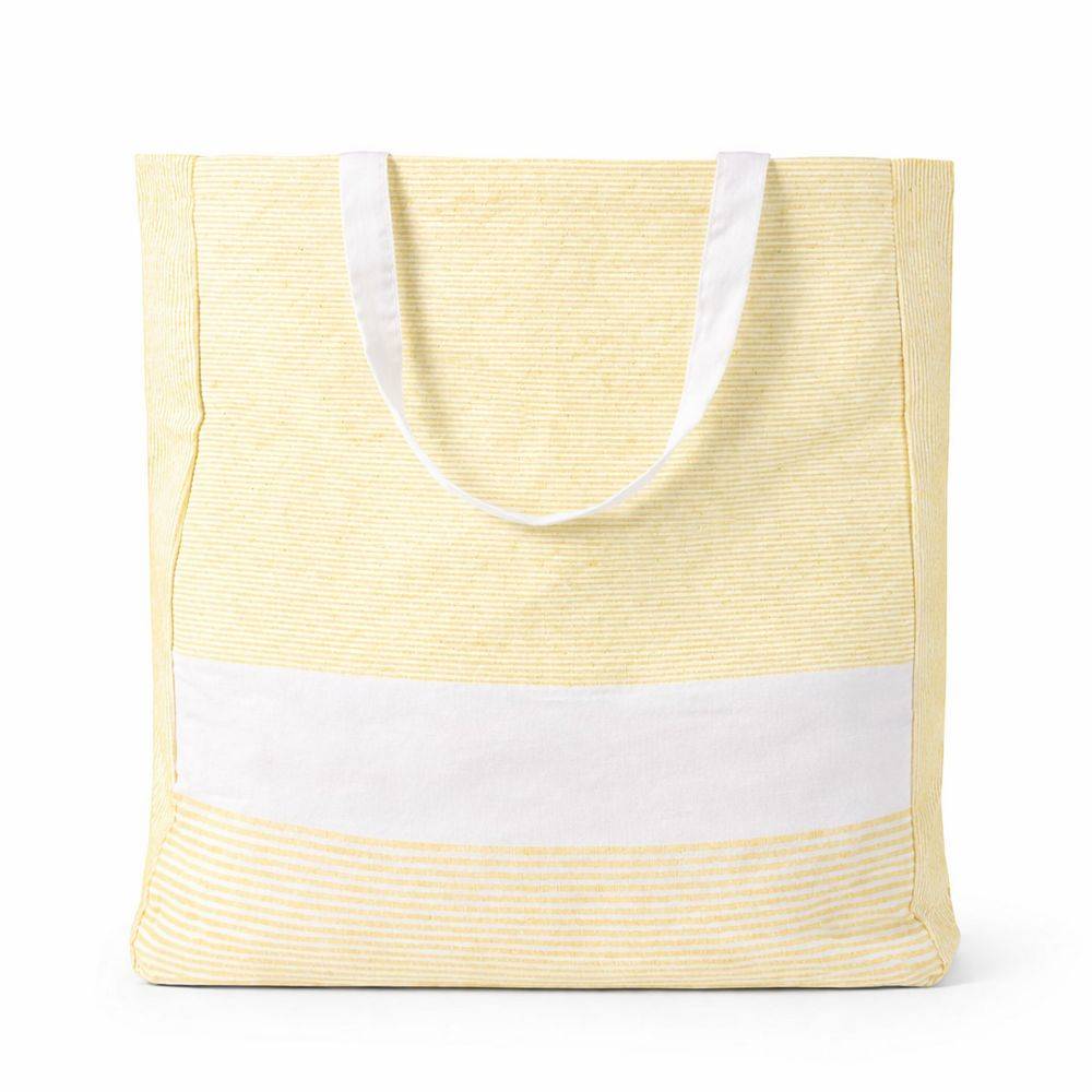 Borsa Portabiancheria Righe Giallo