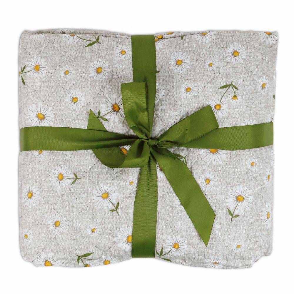 Boutis Copriletto mezzastagione Pinsonic Margherite Matrimoniale