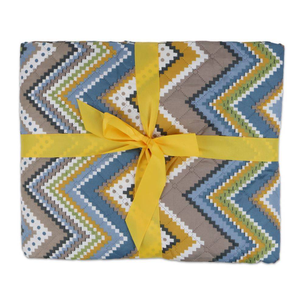 Boutis Copriletto mezzastagione Pinsonic Zigo Zago Matrimoniale