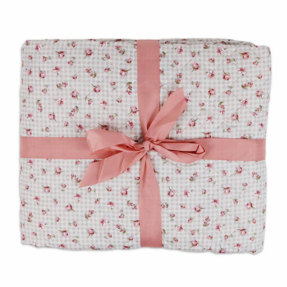 Boutis Copriletto mezzastagione Pinsonic Boccioli Matrimoniale