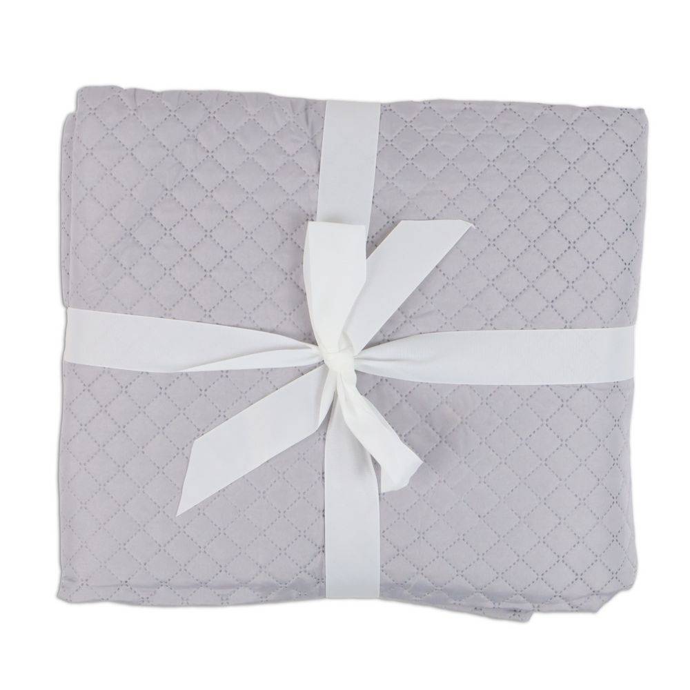 Boutis Copriletto mezzastagione Diamond Grigio Matrimoniale