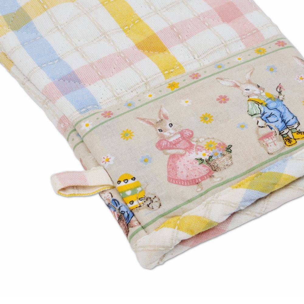 Set guanto + presine Coniglietti