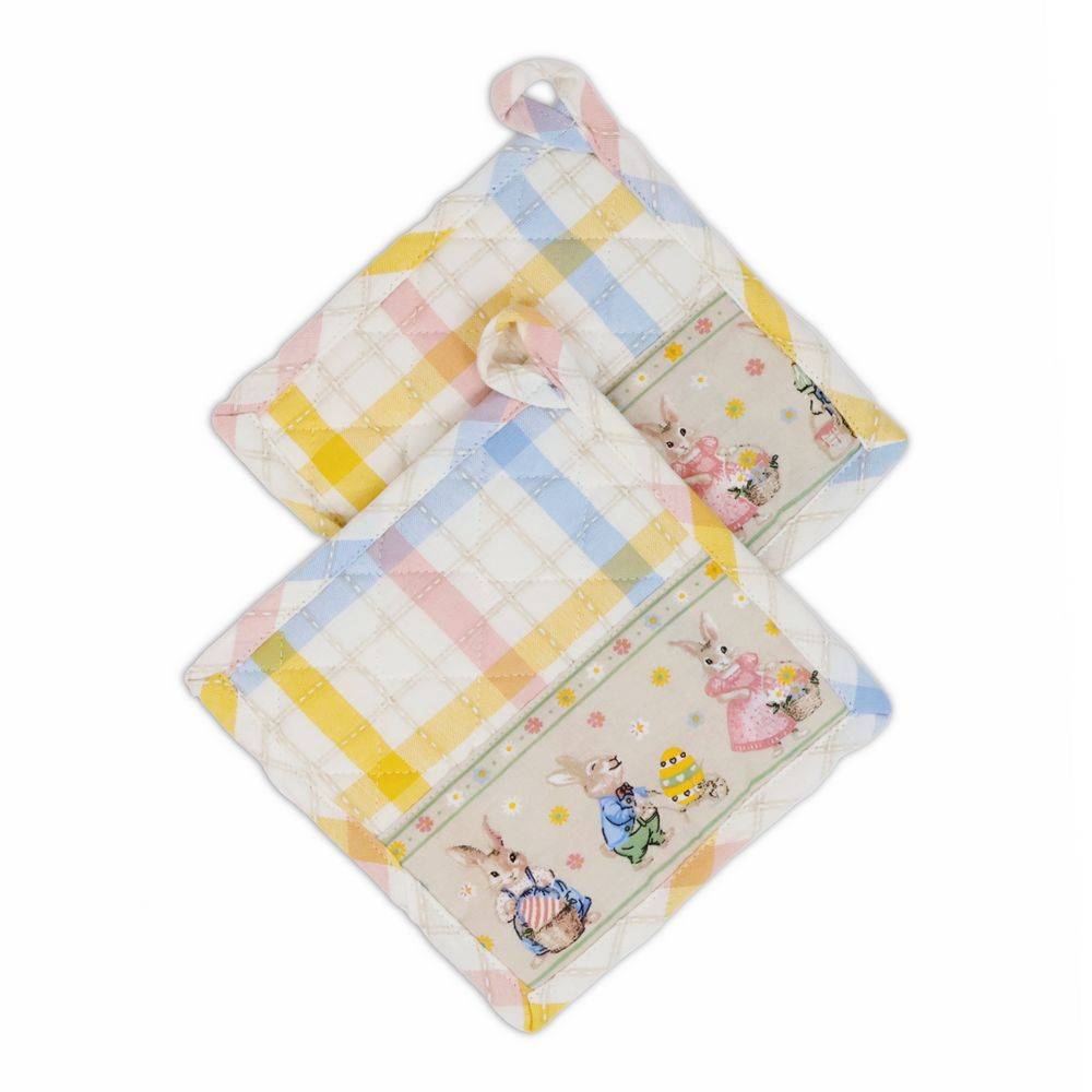 Set guanto + presine Coniglietti