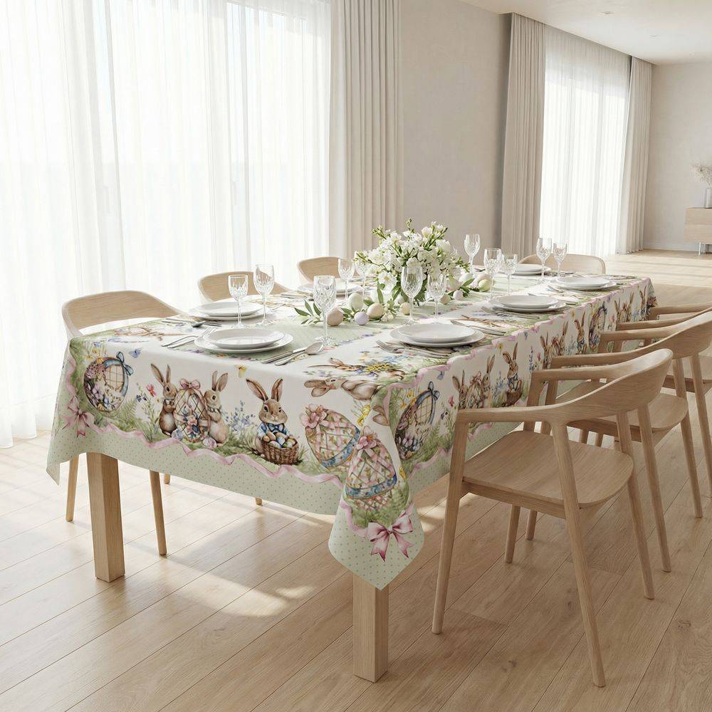 Tovaglia Stampa Digitale Green Rabbit 140 x 180