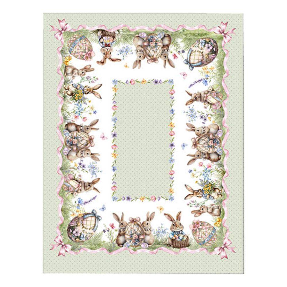 Tovaglia stampa digitale Green Rabbit 140 x 240