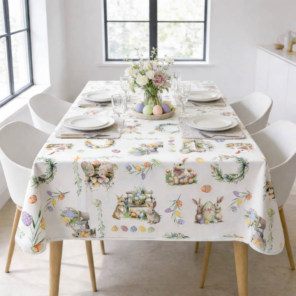 Tovaglia antimacchia Coniglietti 150 x 180