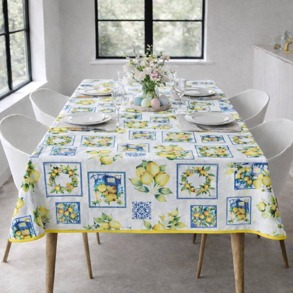 Tovaglia antimacchia Costiera Limoni 150 x 180