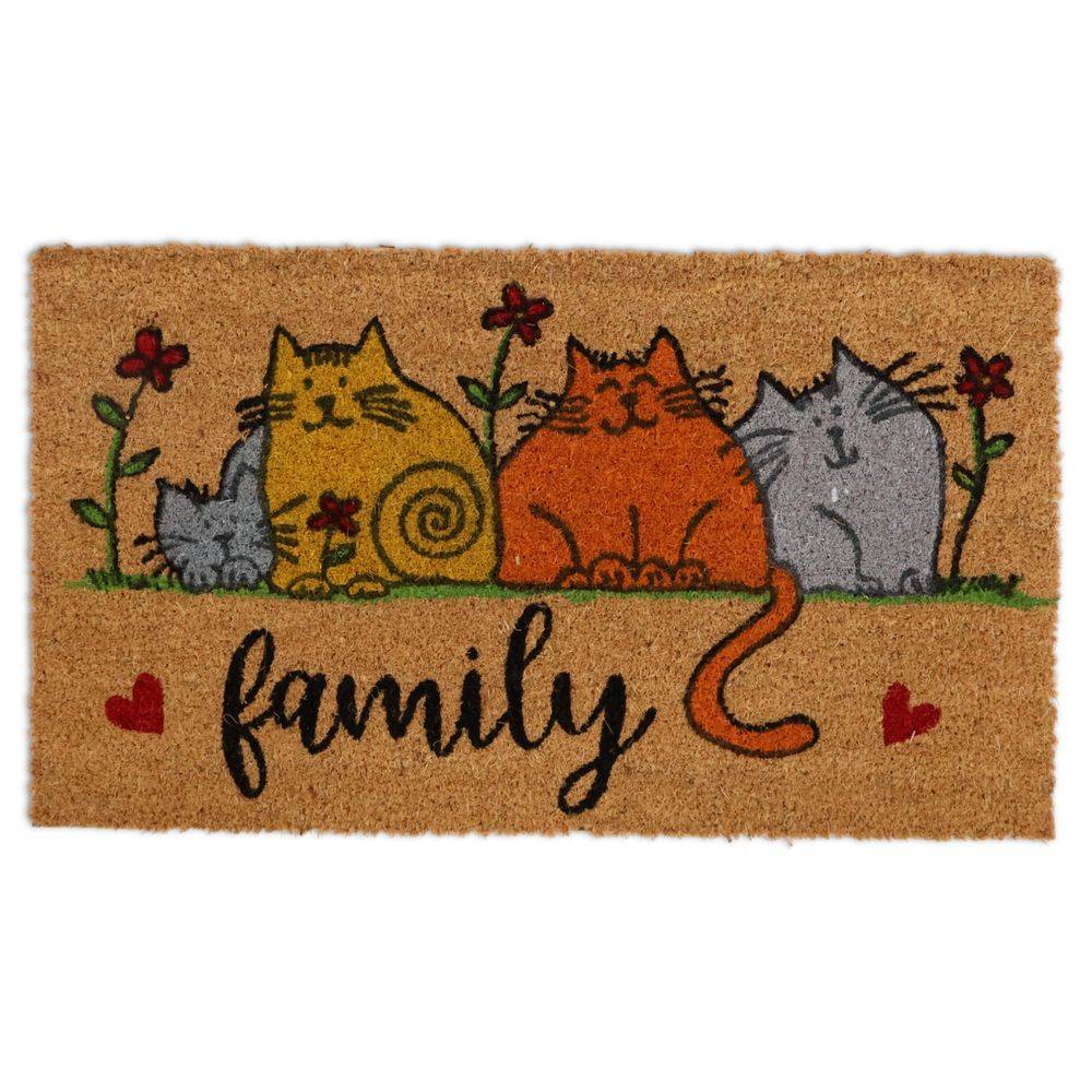 Zerbino in cocco Gatti Colorati Family