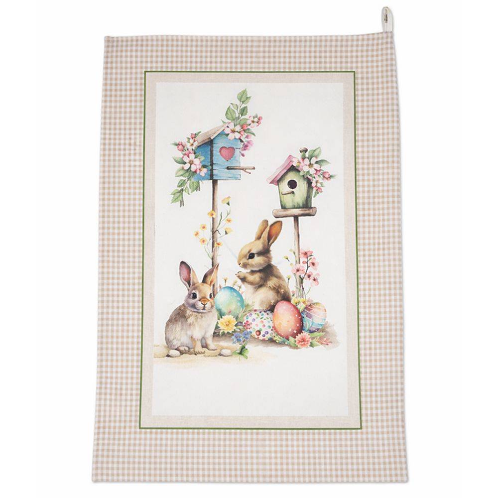 Canovaccio Stampa Digitale Rabbit Casette Uccellini