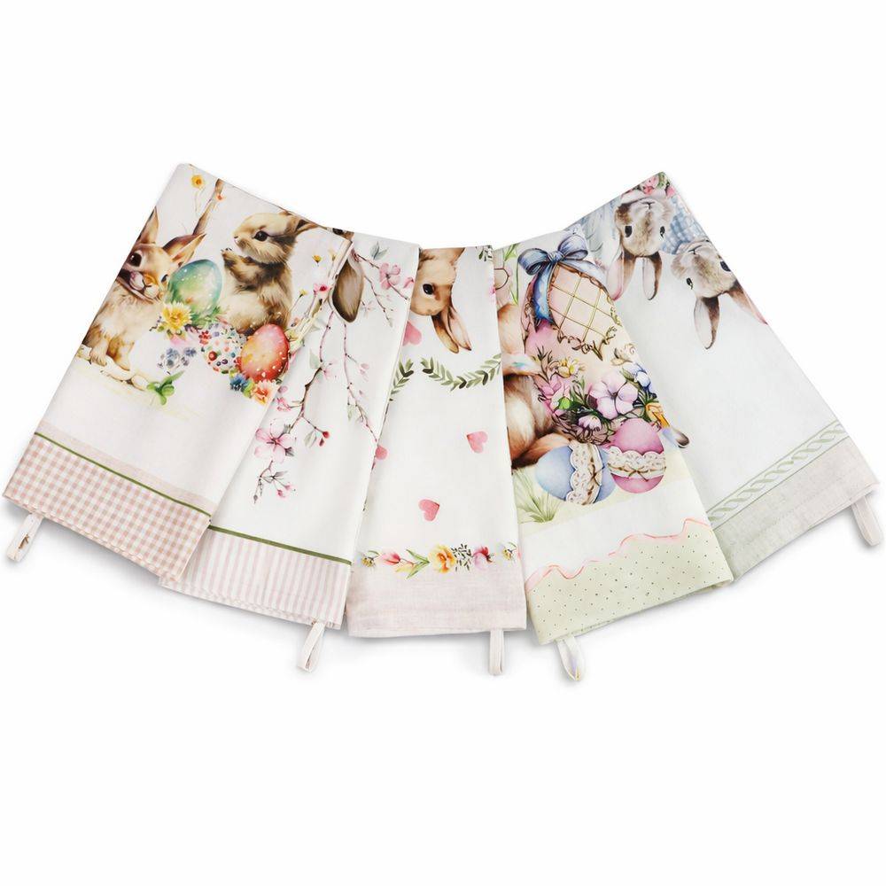 Set 5 Canovacci Stampa Digitale Rabbit