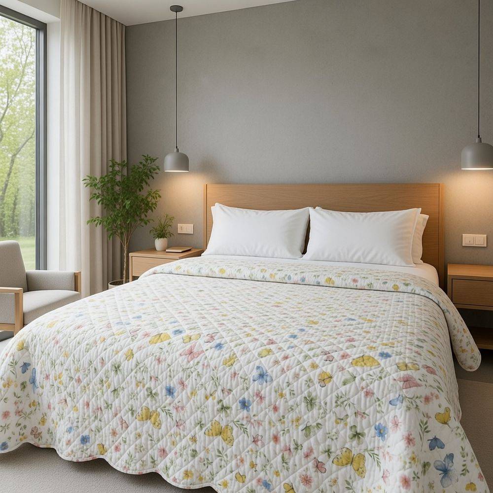 Boutis Copriletto estivo Pinsonic Pratolina Matrimoniale