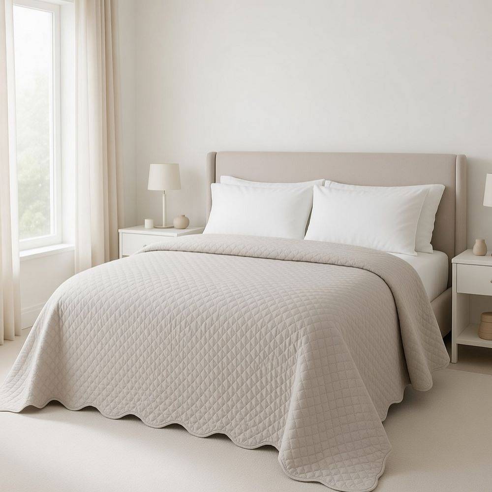 Boutis Copriletto estivo Diamond Tortora Singolo