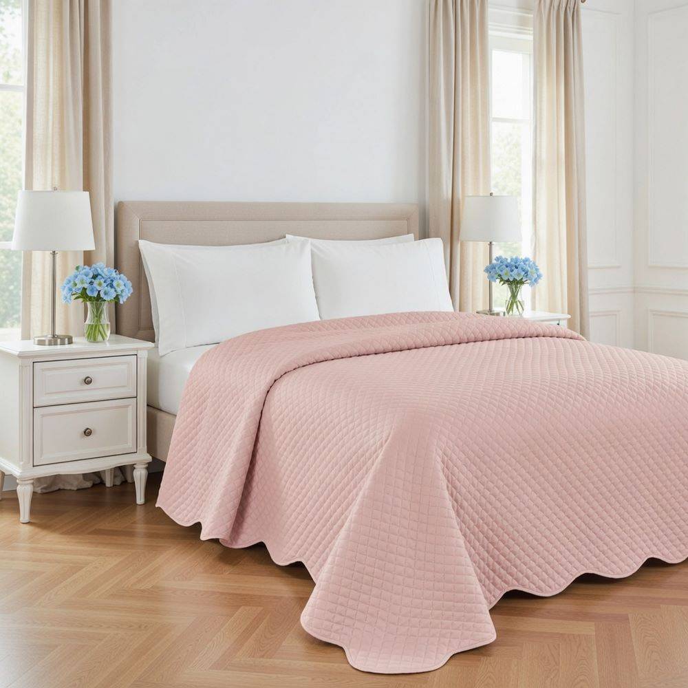 Boutis Copriletto estivo Diamond Rosa Singolo