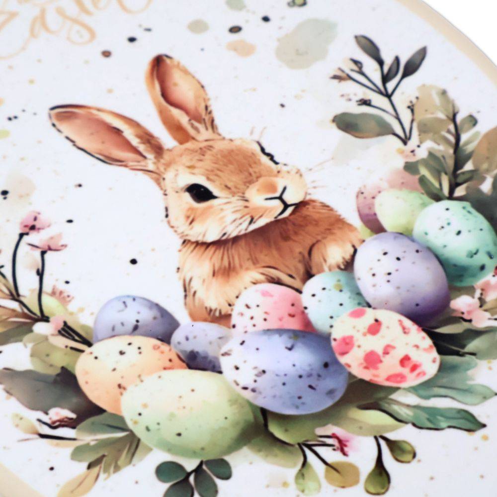 Piastrella sottopentola Coniglietto Uova Multicolor