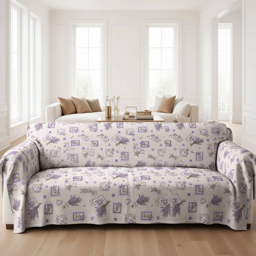 Telo arredo su misura Provenzale fondo Beige