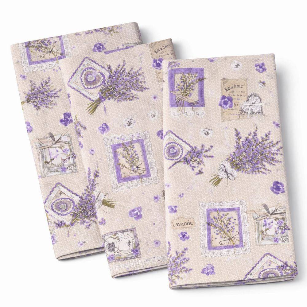 Tovagliolo su misura Provenzale fondo Beige