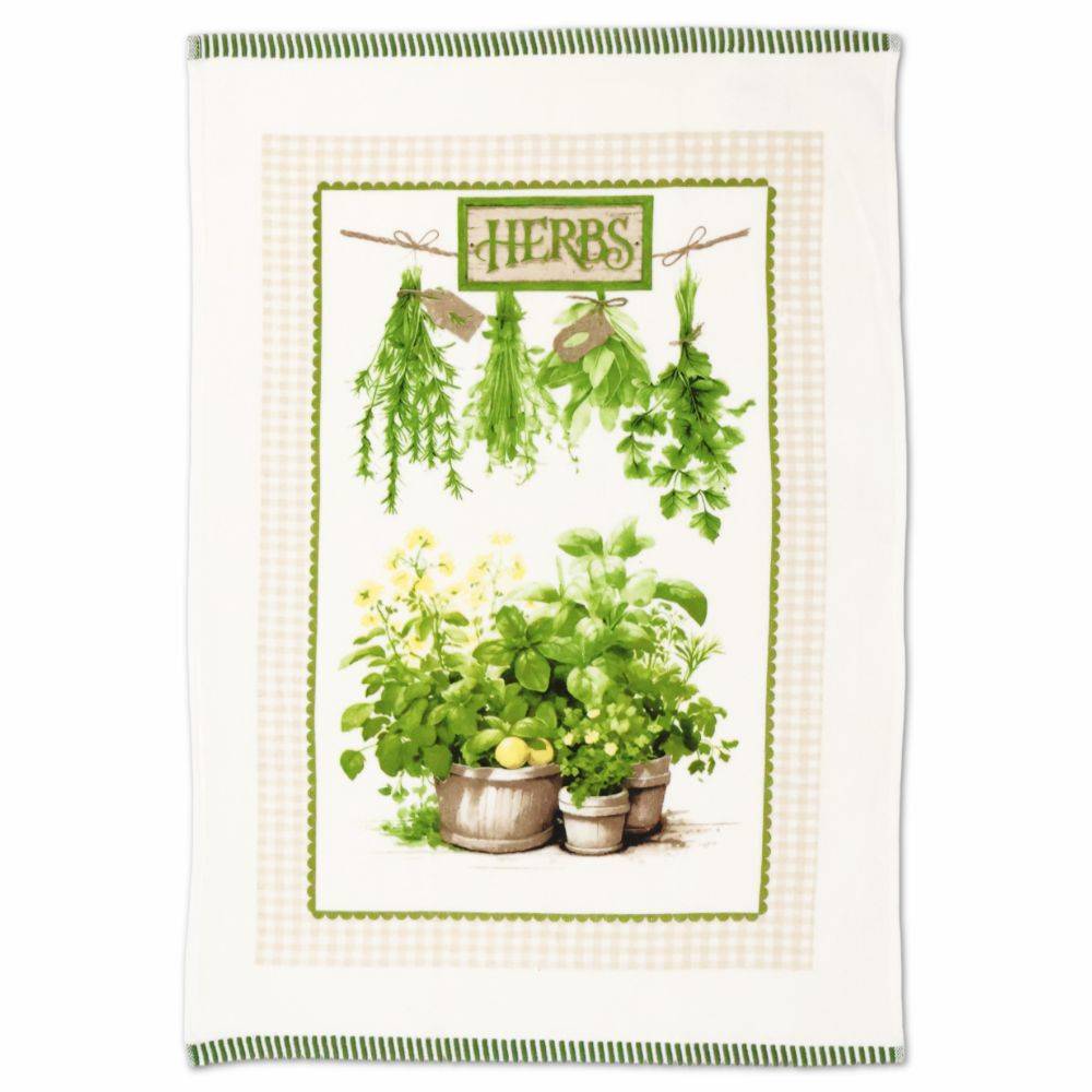 Set 6 Canovacci cucina spugna Country Botanic