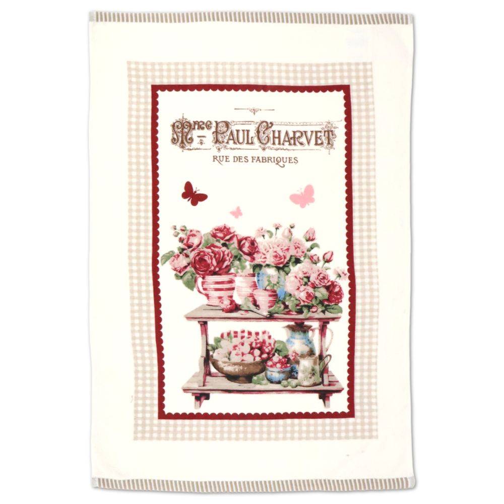 Set 6 Canovacci cucina spugna Country Nature