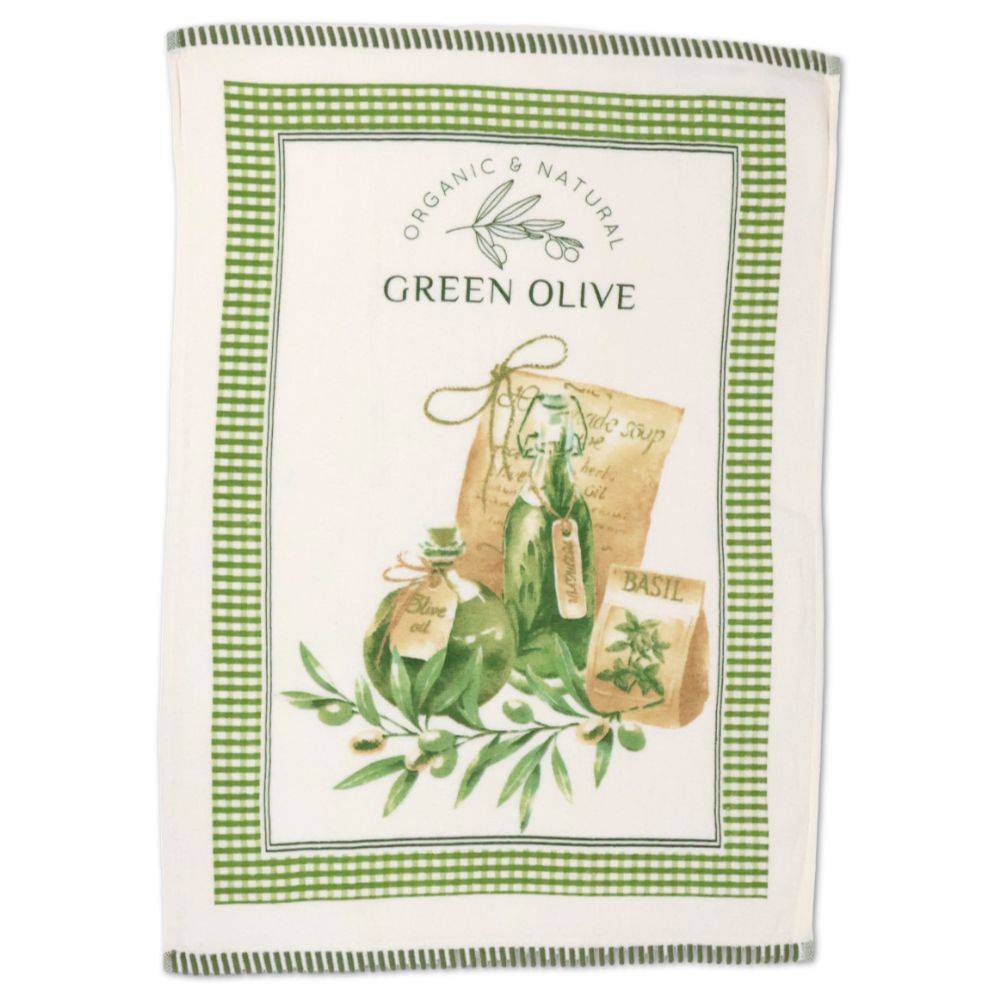 Canovaccio cucina spugna Farm Daily Olive