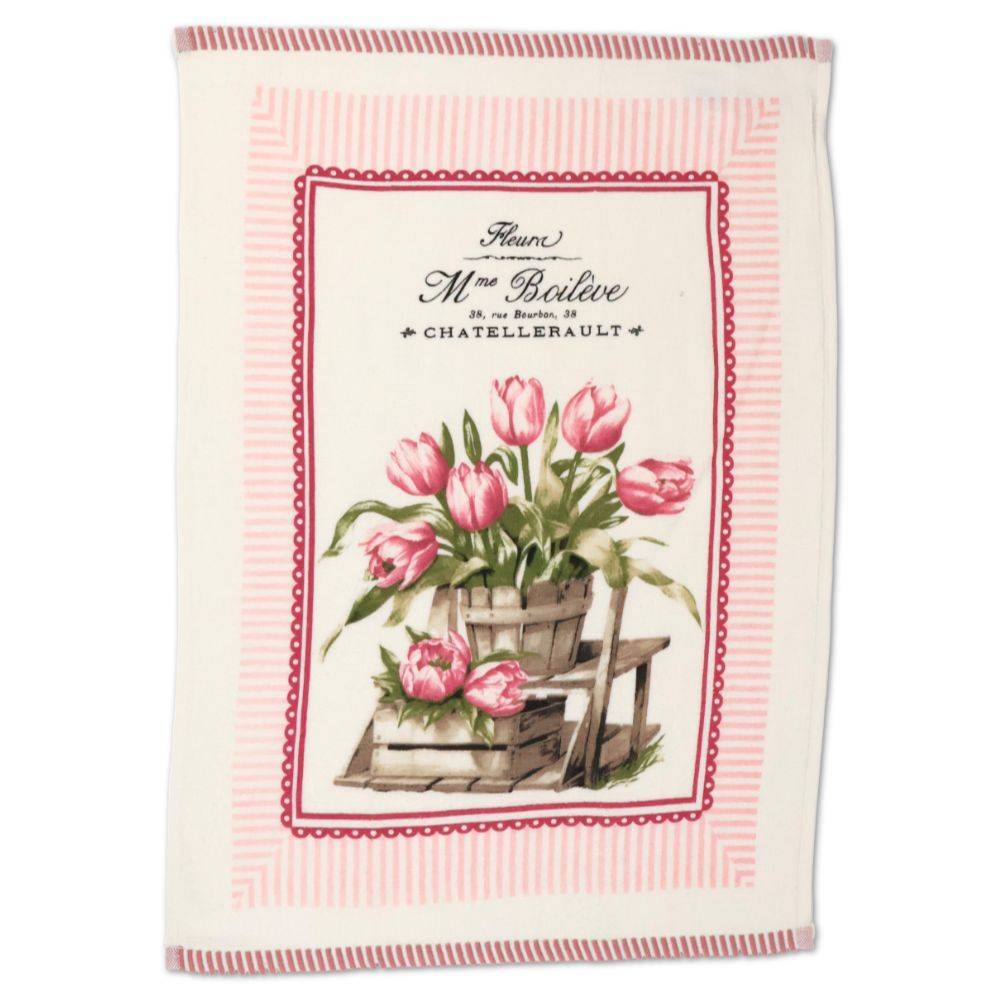 Canovaccio cucina spugna Farm Daily Tulipani