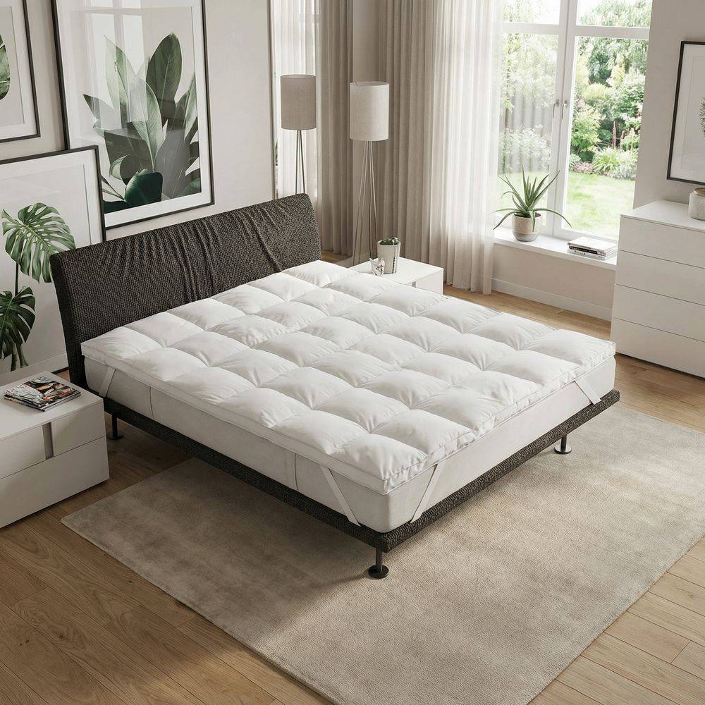 Topper Matrimoniale 160x200 in Piuma d’Oca 7,5 cm Polax