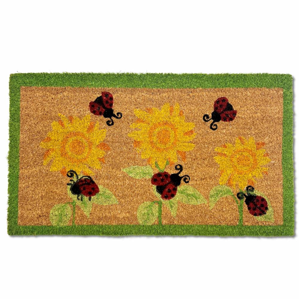 Zerbino Coccinelle e girasoli