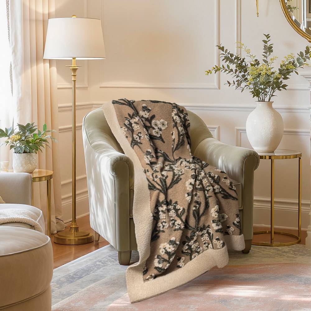 Plaid CREOLE in Lana Cotta Bucaneve 150 x 200