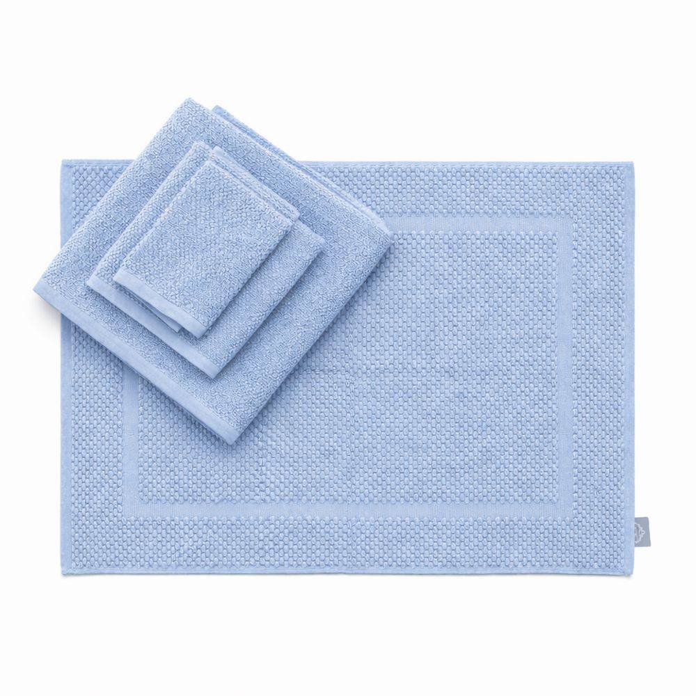 Set Bagno chicco di riso Azzurro Cielo 