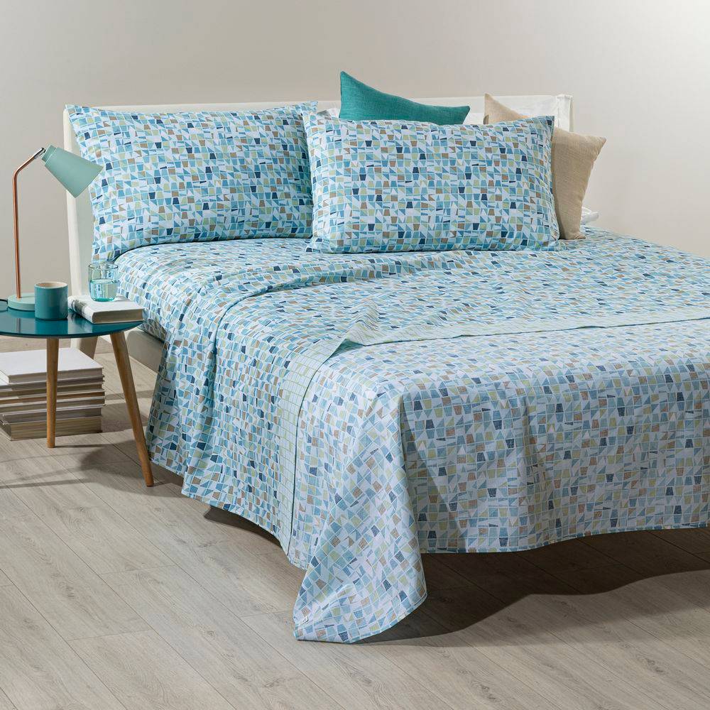 Completo Lenzuola Caleffi Orleans Anice Matrimoniale