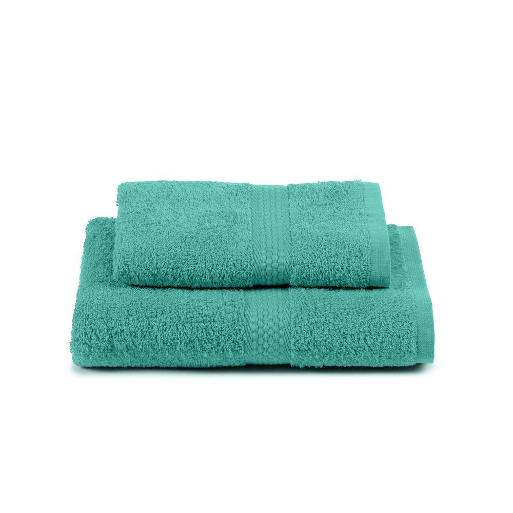 Coppia Asciugamani Caleffi in spugna Minorca Menta