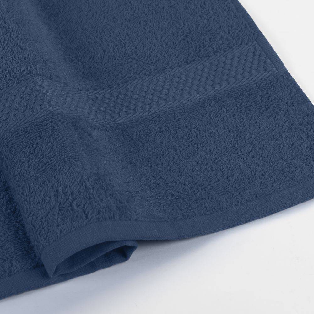 Coppia Asciugamani Caleffi in spugna Minorca Indigo