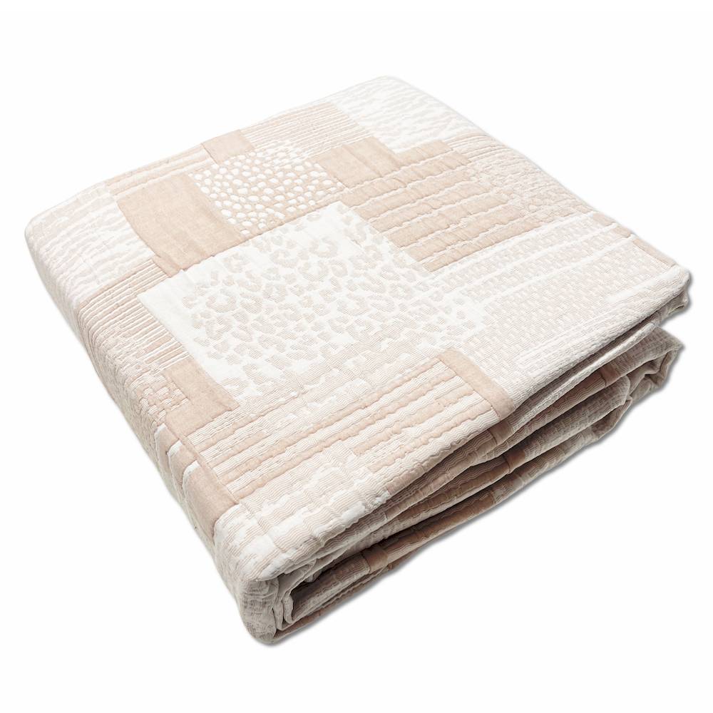 Copriletto frescoletto Jacquard Amanda Geometrico Rosa Matrimoniale