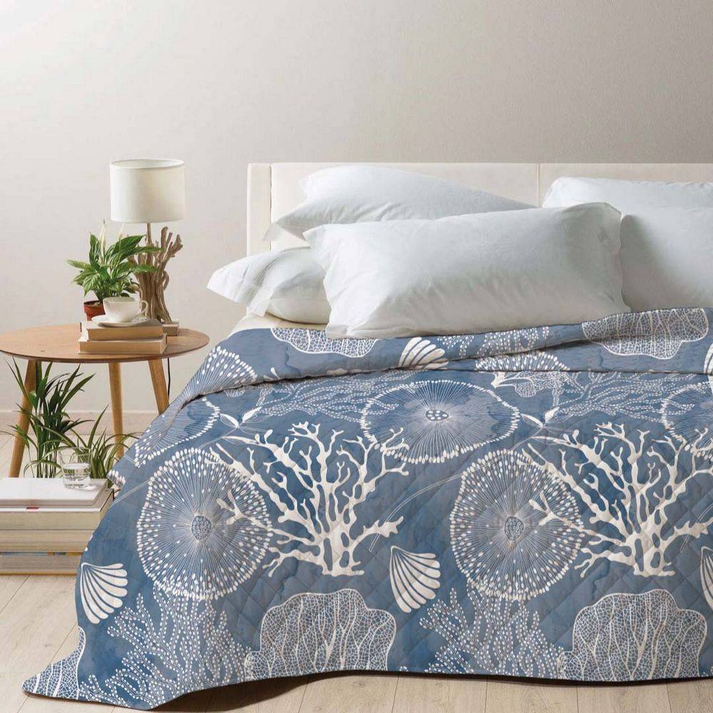 Boutis copriletto Koren Blu Singolo