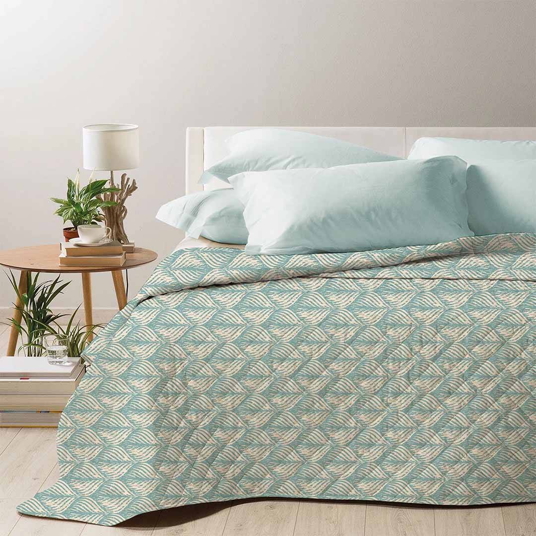 Boutis copriletto Tilla Acquamarina Singolo