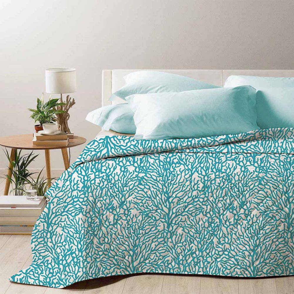 Boutis copriletto Mersin corallo Tiffany Singolo