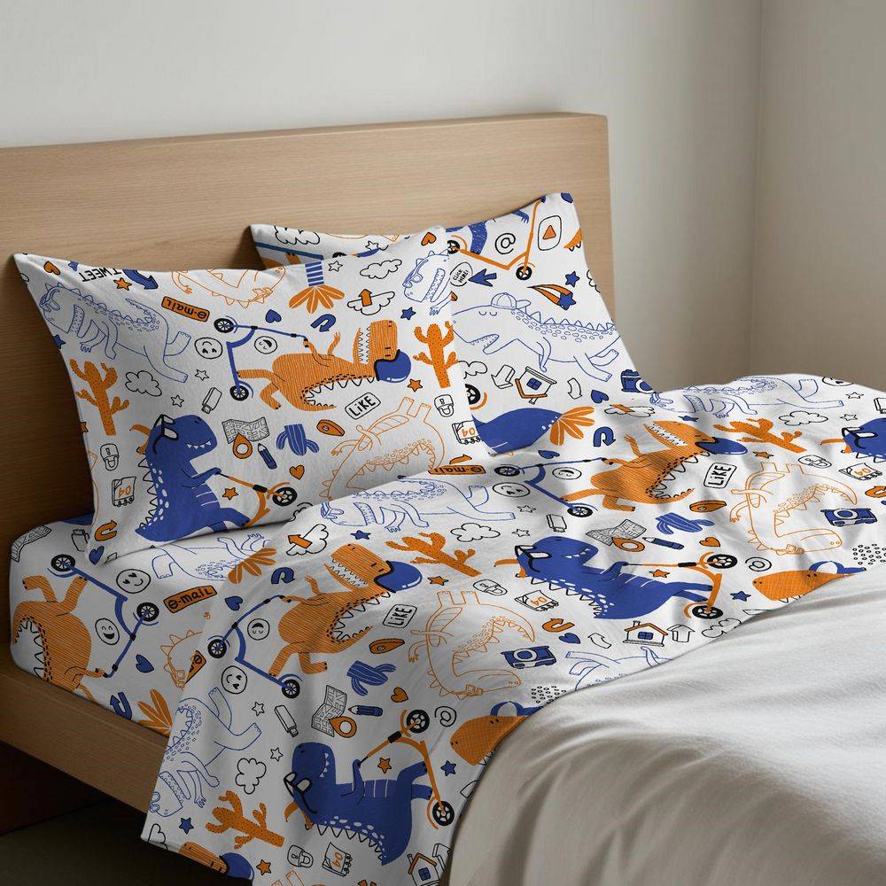 Completo Lenzuola Dino Singolo