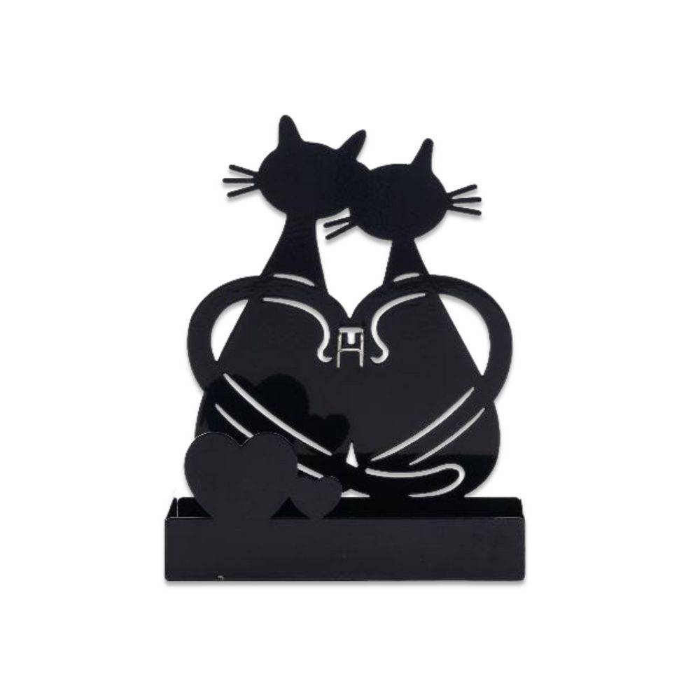 Porta zampirone in Metallo Gatti Nero