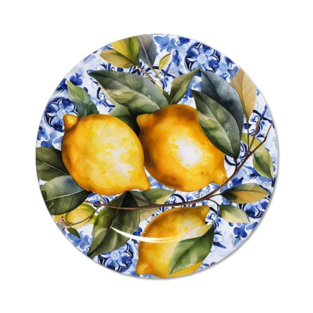 Sottopiatto Limoni e Foglie 33 cm