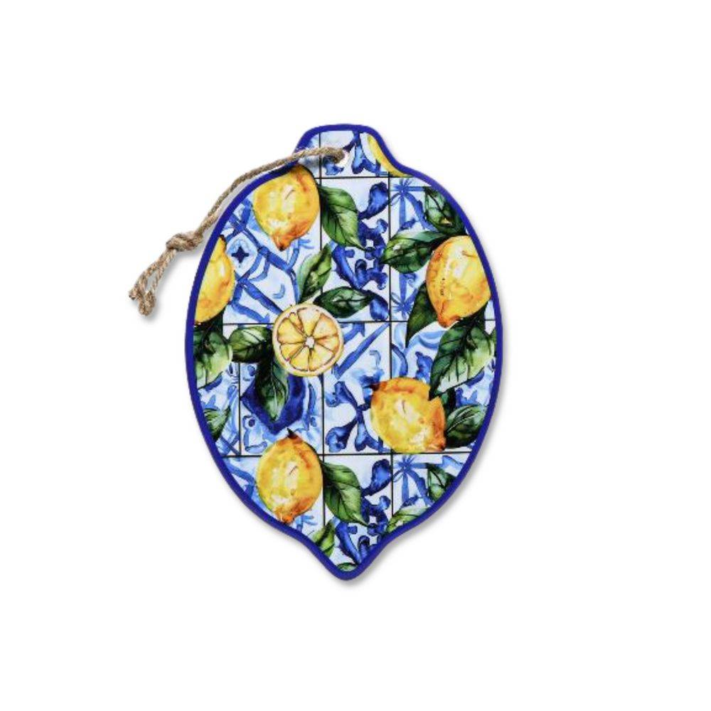 Piastrella sottopentola Lemon Bordo Blu