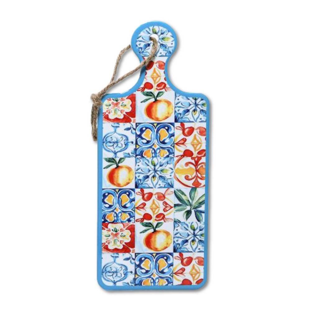 Piastrella sottopentola Rettangolare con cordino Lemon Maioliche