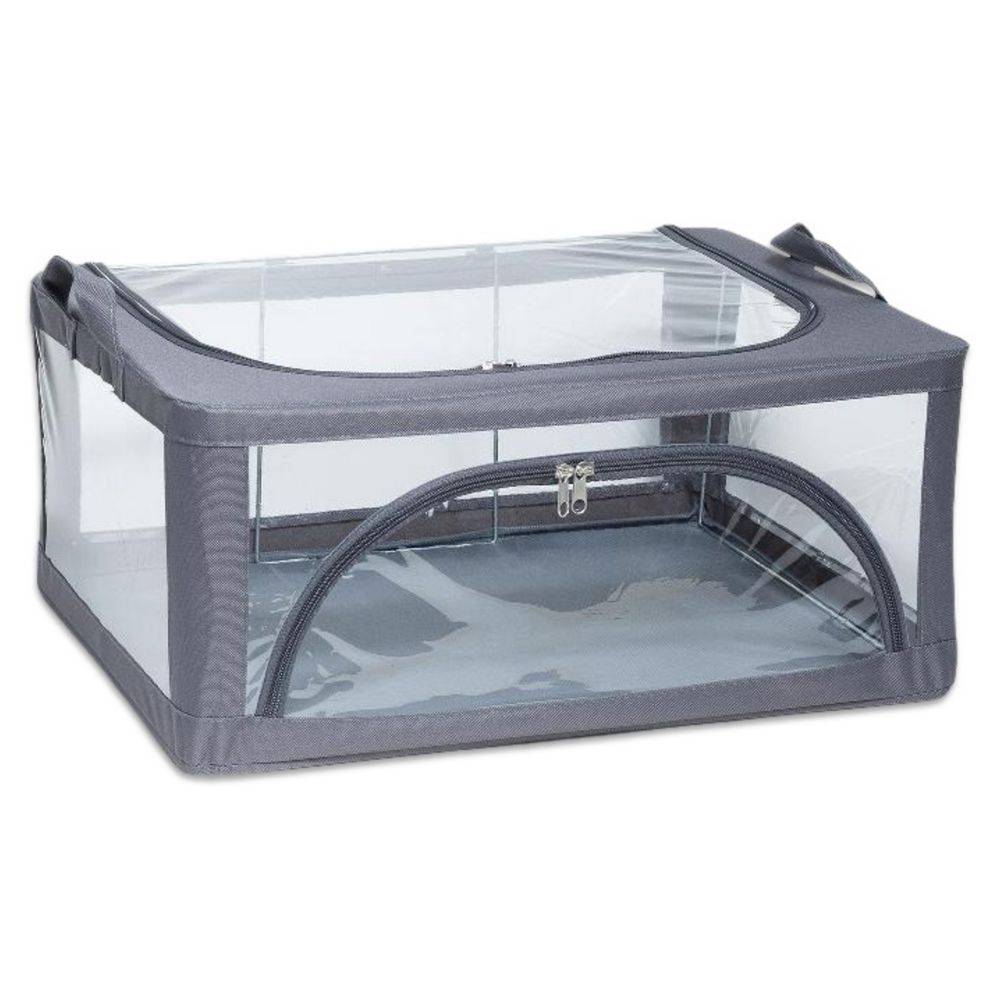 Organizer scatola Cambiostagione in PVC Blu 50 x 40 x 22