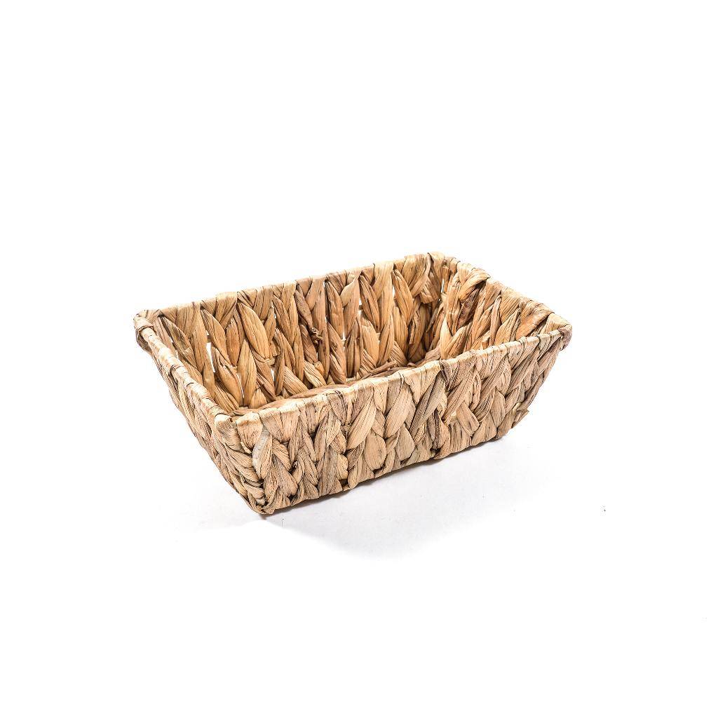 Cestino in Banano intrecciato 23 x 15 x 8 cm