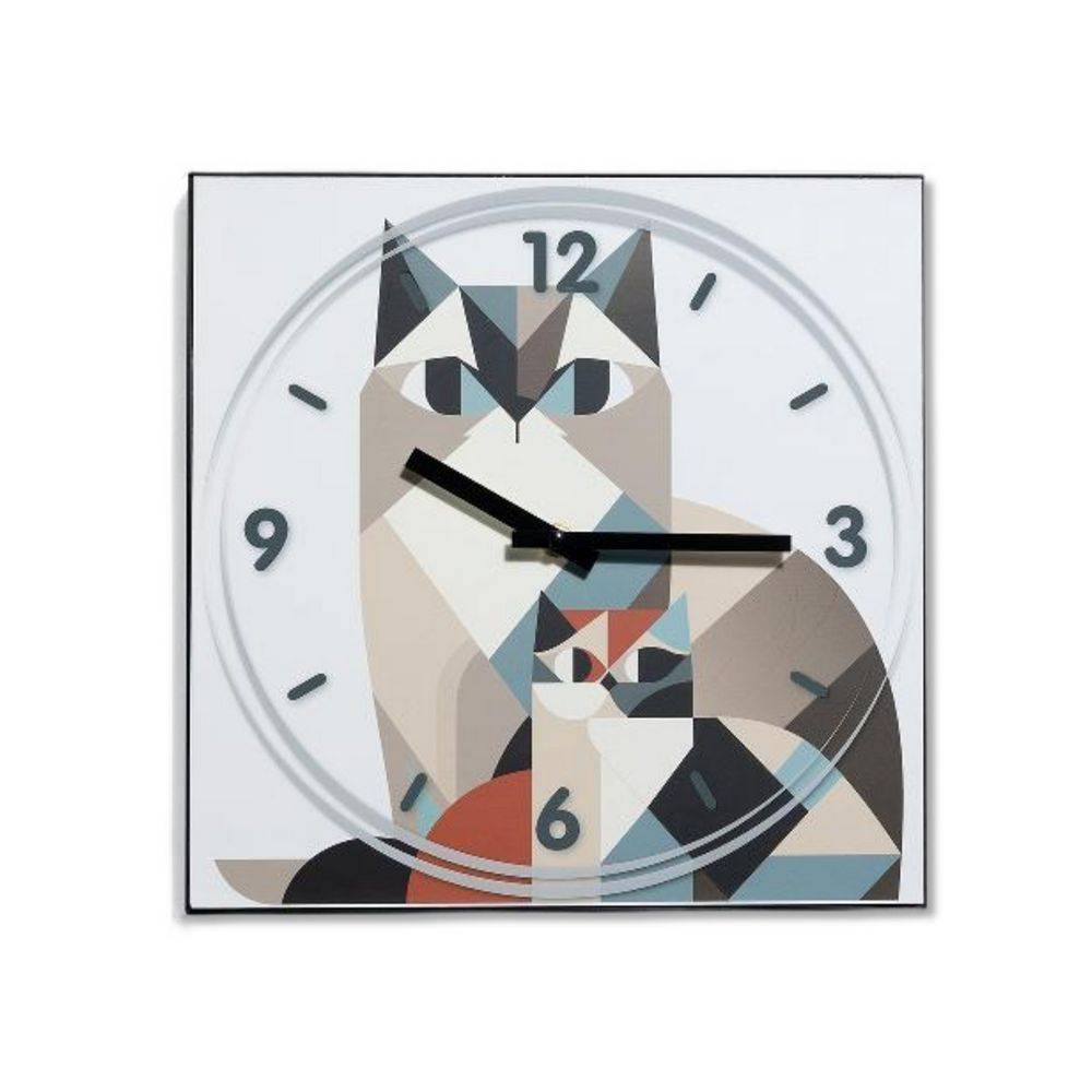  Orologio da parete Geometric Cat