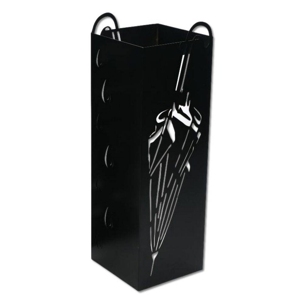 Portaombrelli in Metallo Ombrello Manici Nero