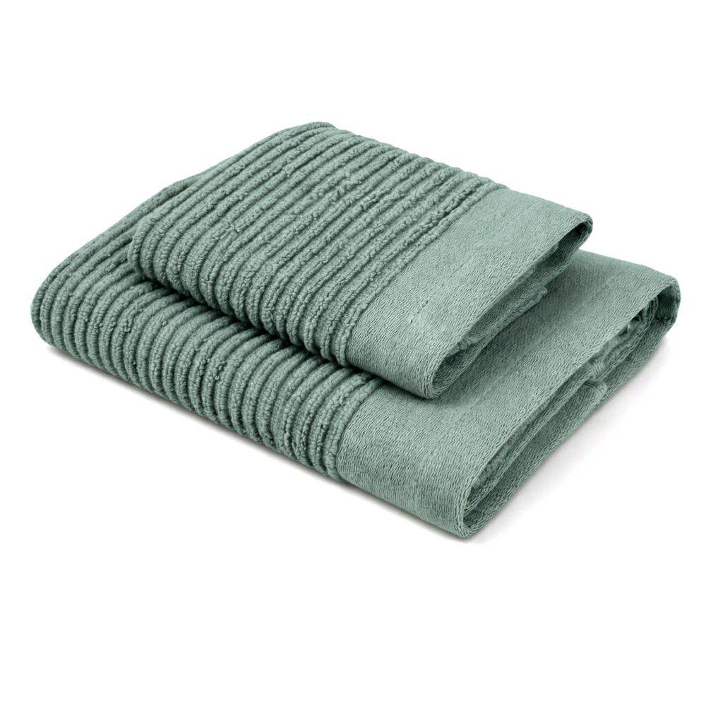 Coppia Asciugamani in Spugna Boutique Salvia Personalizzato