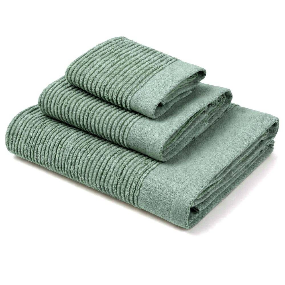 Set 3 Asciugamani in Spugna Boutique Salvia Personalizzato