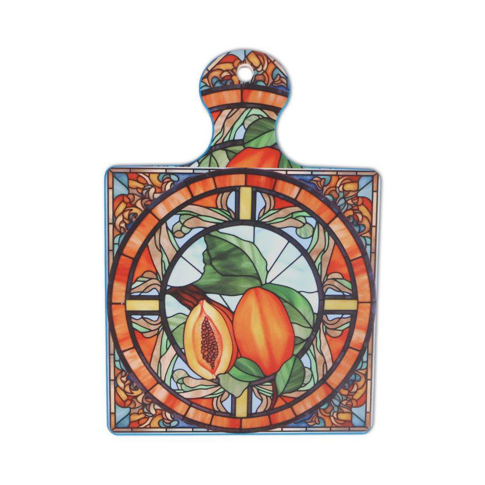 Piastrella sottopentola in Ceramica Decorata Papaya