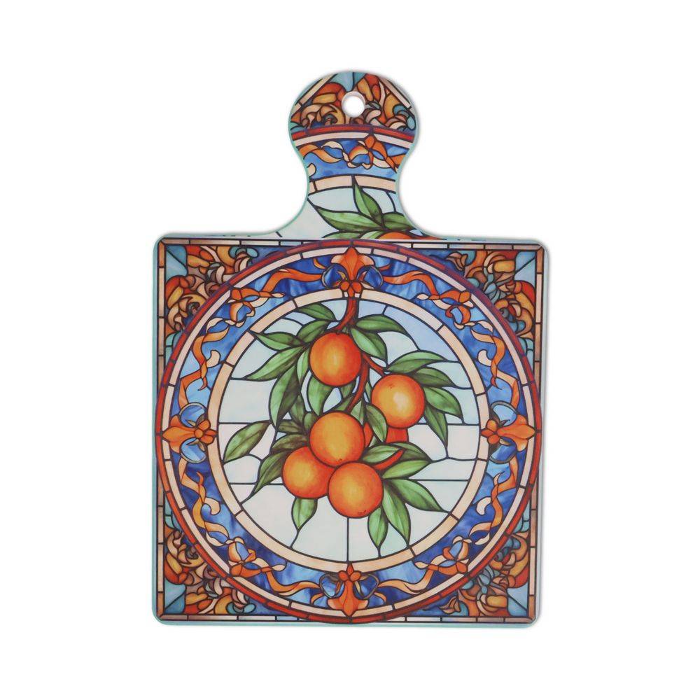 Piastrella sottopentola in Ceramica Decorata Maiolica Agrumi