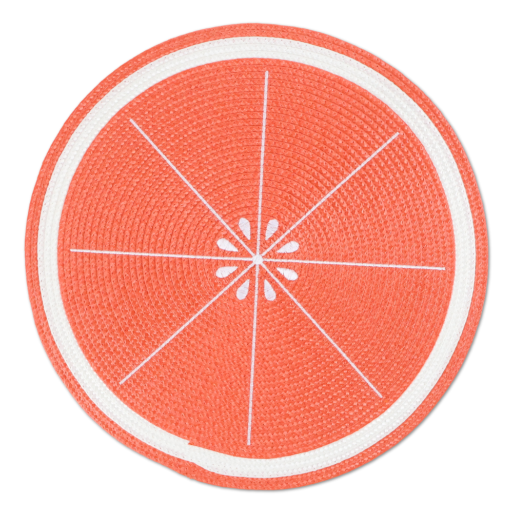 Sottopiatto Intrecciato Fruit Arancia 38 cm